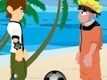 Laro Naruto and Ben 10 play volleyball