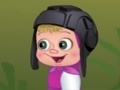 Laro Masha and the Bear: Jumping on logs