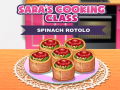 Laro Sara’s Cooking Class Spinach Rotolo