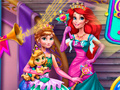 Laro Anna And Ariel Princess Ball Dress Up