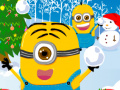 Laro Minions Christmas Snowball Wars