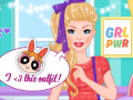 Laro Barbie`s Look Powerpuff