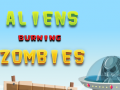 Laro Aliens Burning Zombies