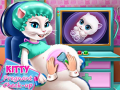 Laro Kitty Pregnant Check-up