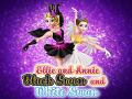 Laro Ellie and Annie Black Swan and White Swan
