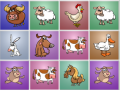 Laro Farm animals matching puzzles