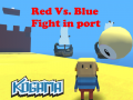 Laro Kogama: Red Vs. Blue Fight in port