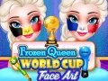 Laro Frozen Queen World Cup Face Art