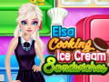Laro Elsa Cooking Ice Cream Sandwiches