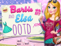 Laro Barbie and Elsa OOTD