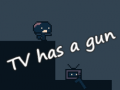 Laro TV has a gun