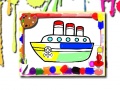 Laro Boats Coloring Book