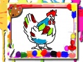 Laro Chicken Coloring Book