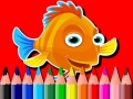 Laro Back To School: Fish Coloring Book