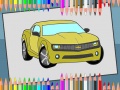 Laro American Cars Coloring Book