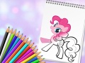 Laro Cute Pony Coloring Book