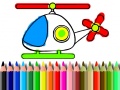 Laro Back To School Helicopter Coloring