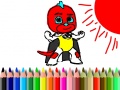 Laro Back To School: Mask Boy Coloring