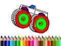 Laro Back To School: Monster Truck Coloring
