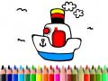 Laro Back to School: Boat Coloring