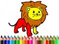 Laro Back To School: Lion Coloring Book