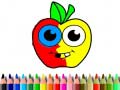 Laro Back To School: Apple Coloring Book