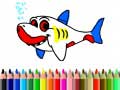 Laro Back To School: Shark Coloring Book