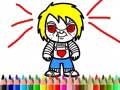 Laro Scary Boy Coloring Book