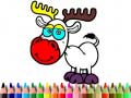 Laro Back to School: Deer Coloring Book