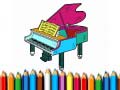 Laro Back To School: Piano Coloring Book