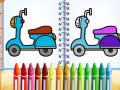 Laro Cute Bike Coloring Book