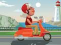 Laro City Scooter Ride Coloring