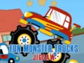 Laro Fun Monster Trucks Jigsaw