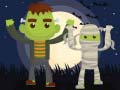 Laro Vampires and Frankenstein Coloring