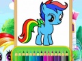 Laro Wonder Pony Coloring
