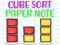 Laro Cube Sort Paper Note