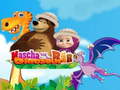 Laro Masha and The Bear dinosaur