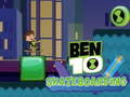 Laro Ben 10 Skateboarding