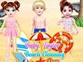 Laro Baby Taylor Beach Cleaning Day