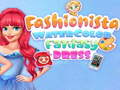Laro Fashionista Watercolor Fantasy Dress