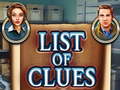 Laro List of clues