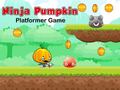 Laro Ninja Pumpkin Platformer Game