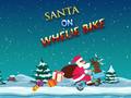 Laro Santa On Wheelie Bike