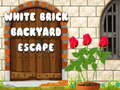 Laro White Brick Backyard Escape