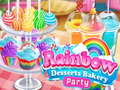 Laro Rainbow Desserts Bakery Party