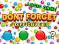 Laro Dont Forget