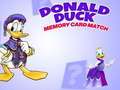 Laro Donald Duck memory card match