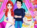 Laro Mermaid Girl Wedding Cooking Cake