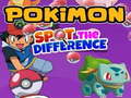 Laro Pokimon Spot the differences