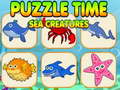 Laro Puzzle Time Sea Creatures